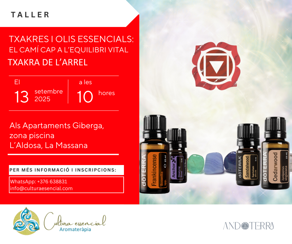 Txakres i Olis Essencials - Sessió 1 - L'Arrel